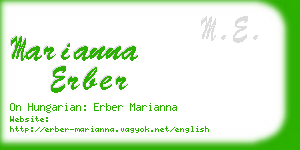 marianna erber business card